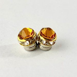 Topaz Carousel Magnetic Earrings